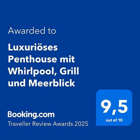 Luxurioeses Penthouse Welle Mit Whirlpool, Grill Und Meerblick Вир Экстерьер фото