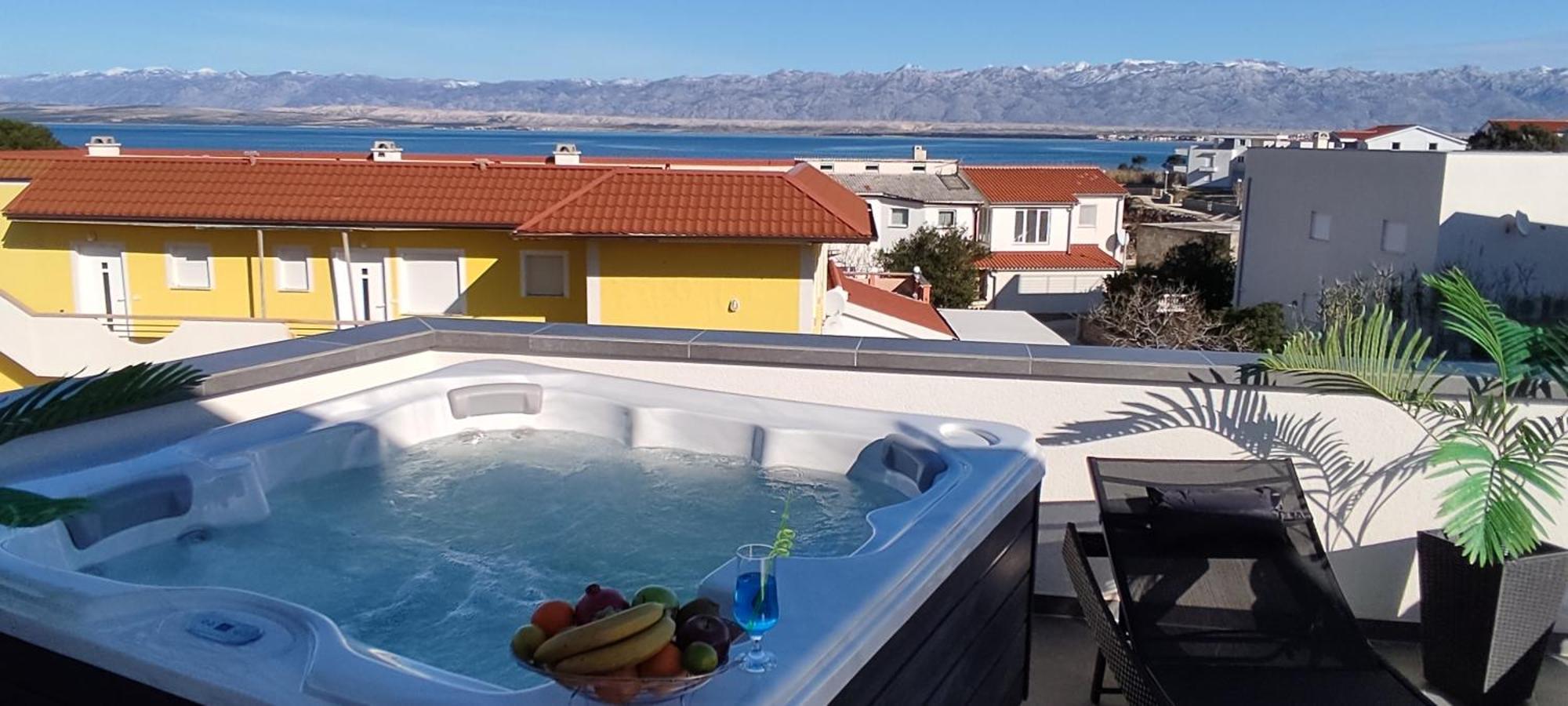Luxurioeses Penthouse Welle Mit Whirlpool, Grill Und Meerblick Вир Экстерьер фото